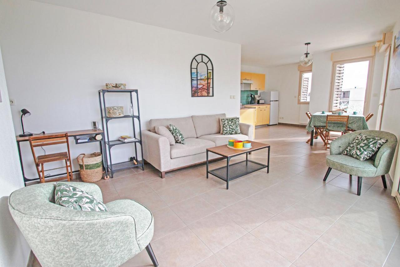 Appartement 4 Personnes, Grande Terrasse, Parking Prive, Wifi Монпелье Экстерьер фото