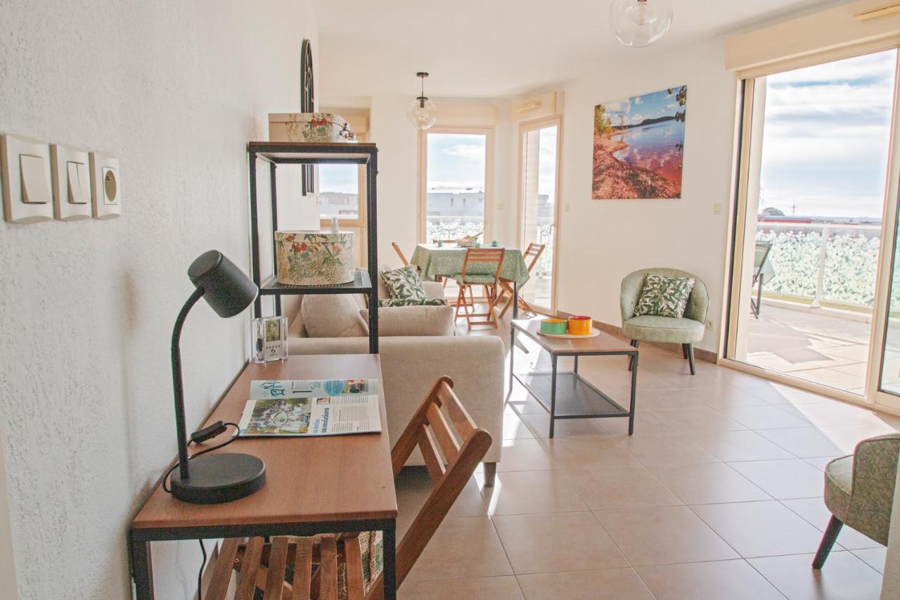 Appartement 4 Personnes, Grande Terrasse, Parking Prive, Wifi Монпелье Экстерьер фото