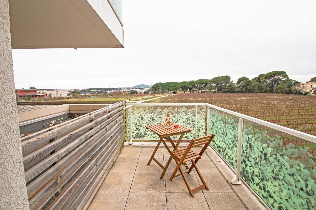 Appartement 4 Personnes, Grande Terrasse, Parking Prive, Wifi Монпелье Экстерьер фото